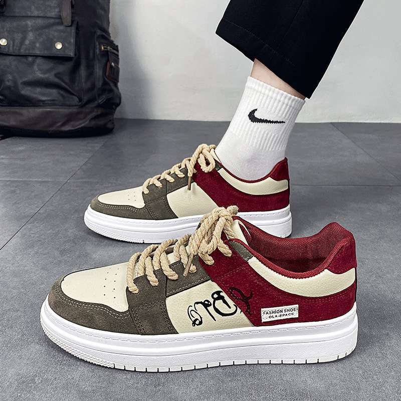 Niche design men's shoes summer 2025 new boys low-top board shoes versatile trend sports and leisure shoes men's