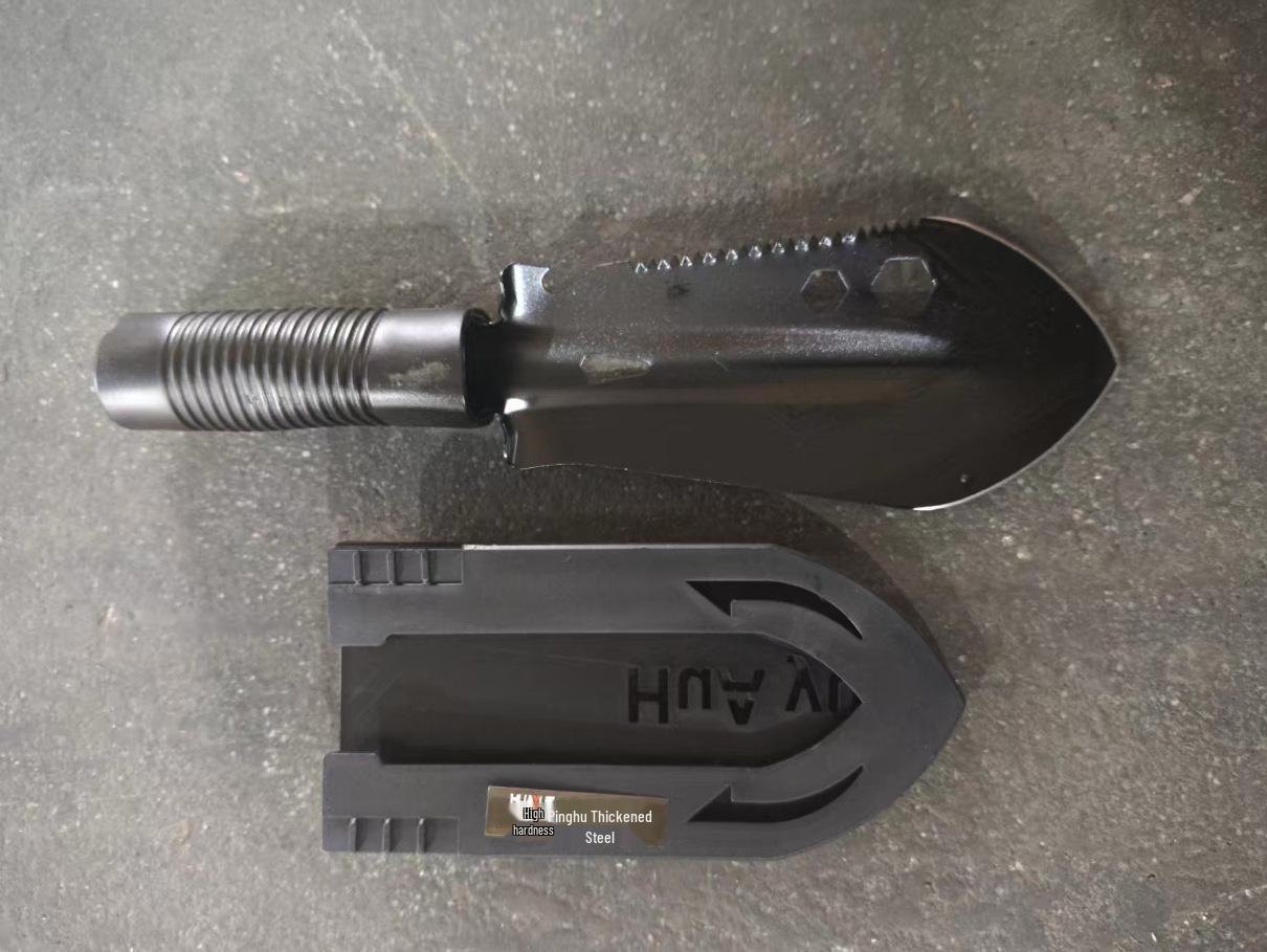 Portable Multi-functional Manganese Steel Shovel: Outdoor Military Use, Fishing, Soil Digging, Beach Combing, Vehicle-Mounted, Wild Vegetable Foraging Multi-functional Engineer Shovel