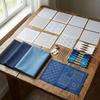 45pcs Reusable Sashiko Embroidery Template Handmade Sashiko Thread Kit Patchwork Stencil  Beginners