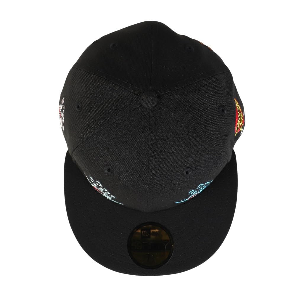 [New Era] Cap 59FIFTY SANTACRUZ collaboration black 7 12 5950 SANTA CRUZ ALLOVER BLK 14384270 NER36C7023
