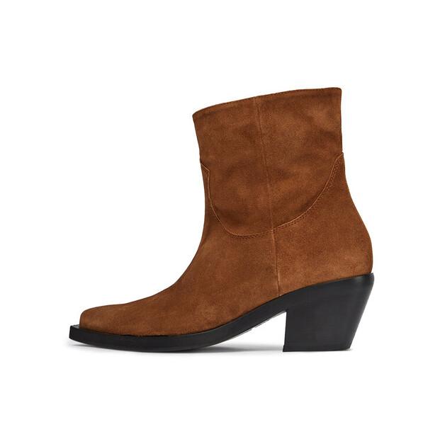 PINKO Ankle Boots Mozart Texano Al 23-24 BLKS1 102025 A0N8 Brown