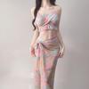 2026 New Women's Three-Piece Bikini Set - Trendy Vacation and Hot Spring Swimwear.