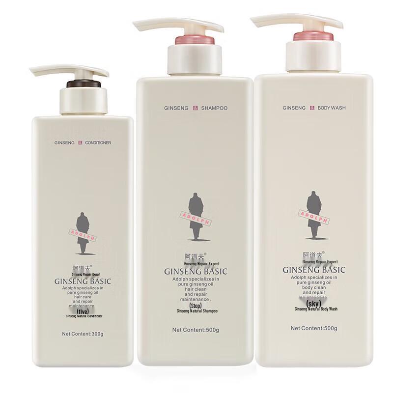 Adolph Ginseng Hair Care Family Set