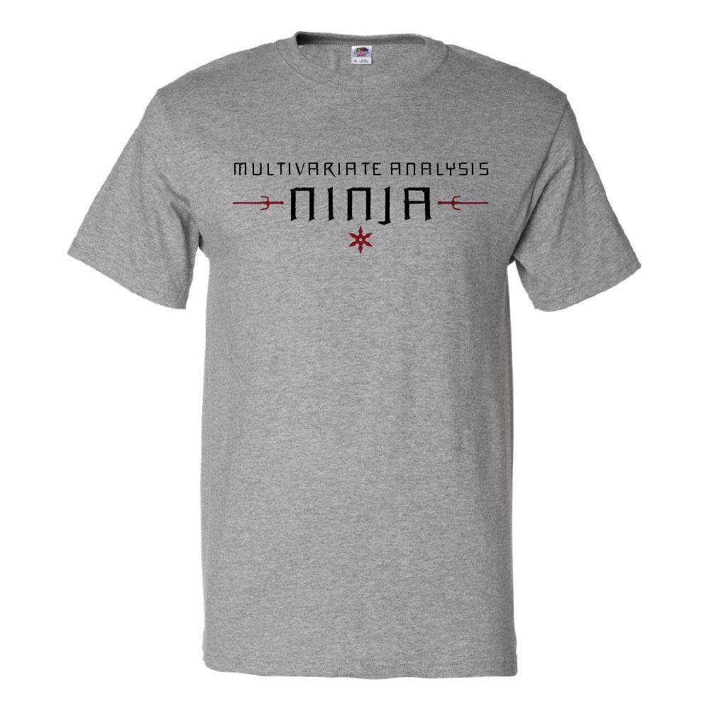 Multivariate Analysis Ninja T shirt Funny TeeSe abre en una nueva ventana o pestaña L