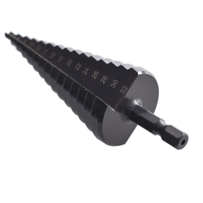 Hex Shank Step Drill Bit Set for Woodworking and Hole Enlarging