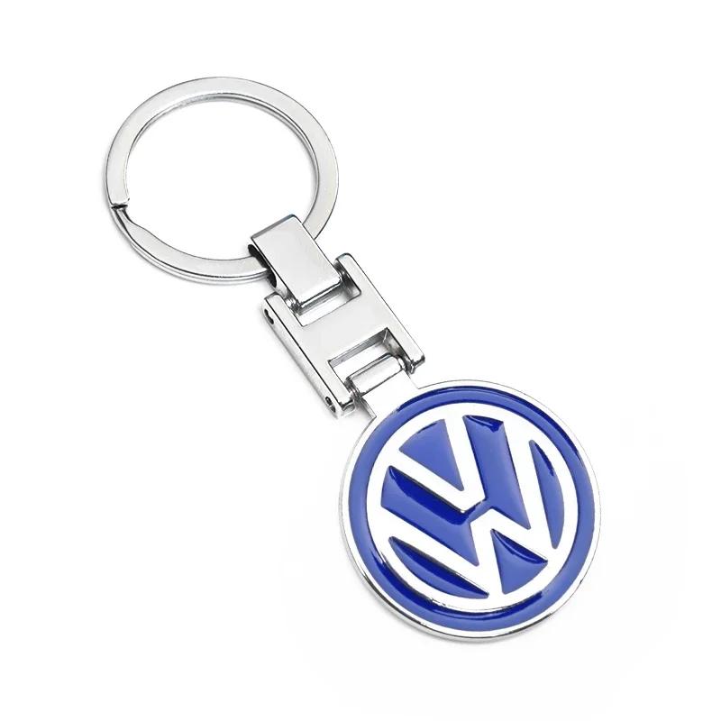 2025 Hot Volkswagen RLine Keychain With Brand Badge Genuine Zinc Alloy Anti-Theft Car Key Organizer Gift Pendant For Men Women S