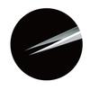 HOZAN P-670 Precision Tweezers, Fully Non-Magnetic, 120mm Long, 6mm Opening, 0.15mm Tip Width, Straight