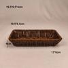 Hardness Rattan Wicker Woven Serving Baskets Handwoven 6 Styles Drain Chopstick Fork Spoon Holder Household Rattan Basket
