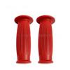 22MM Vintage Rubber Moto Handlebar Grips Anti-Slip Universal Fit for Cafe Racer Old School Bike Mod