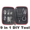 X9 Mini Vape DIY Spule Heizdraht Tool Kit Tasche Pinzette Zange Draht Heizungen Kit Spule Jig Wicklung
