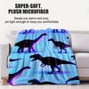 Dinosaur Dreamland Print Blanket Warm Comfortable Flannel Blanket Suitable for Bedrooms,Sofas, Beds,Chairs