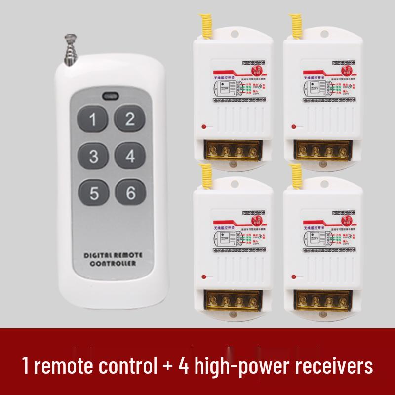 High-Power Submersible Pump with Smart Wireless Remote and Light Control, 220V Multi-Channel Wiring-Free Power Supply