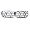 Compatible Black Kidney Grille for BMW X5/X6 F15/F16 (2014-2017).