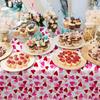 Gatherfun Valentine's Love 3-Pack Tablecloths: Waterproof & Disposable Plastic Covers, 54x108, Romantic Heart-Themed Decorations for Memorable Party