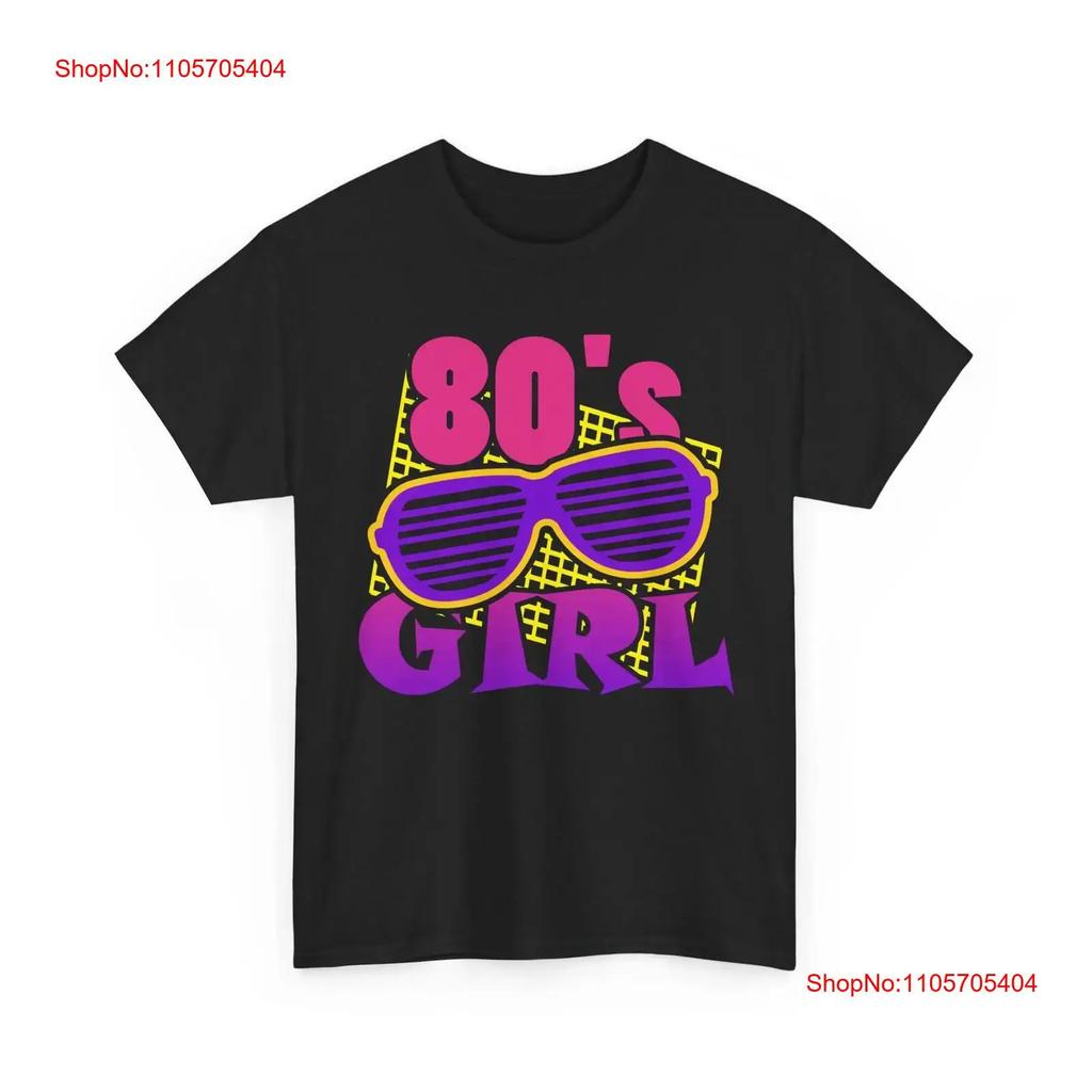 80s Girl T Shirt Eighties Lovers Fashion Girls Vintage Streetwear Soft Versatile Comfortable