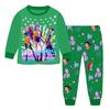 Children's Fashion Suit Skirt Round Neck Long Sleeve Top Pants
