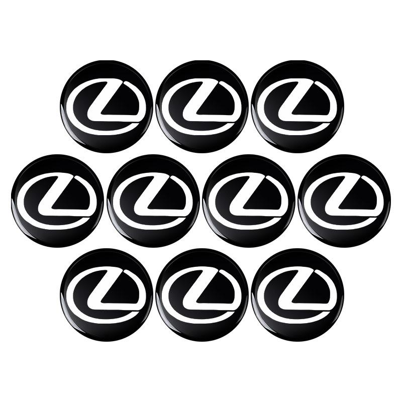 

14/16mm Aluminum Car Emblem Key Sticker Accessories For Lexus F SPORT GS GX IS LS LX CT LC RC LBX NX RX 350h 450h UX 300e GX460