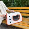 Pet Shoulder Crossbody Bag Breathable and Portable Pet Outing Cat Dog Backpack Outdoor Travel Handbag Foldable Outing Pet Bag
