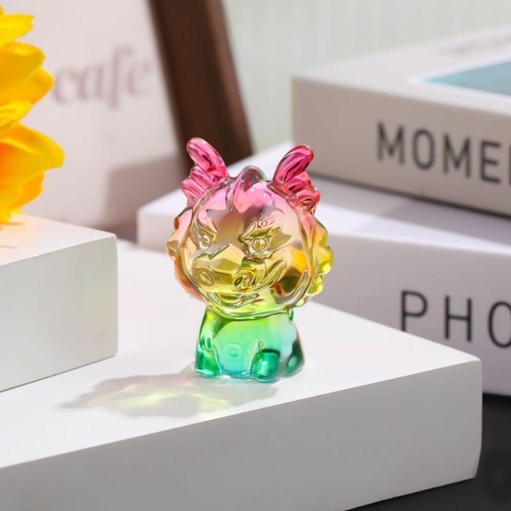 Elegant Citrine Figurine Ornaments Creative Mini Miniature Figure Room Decor