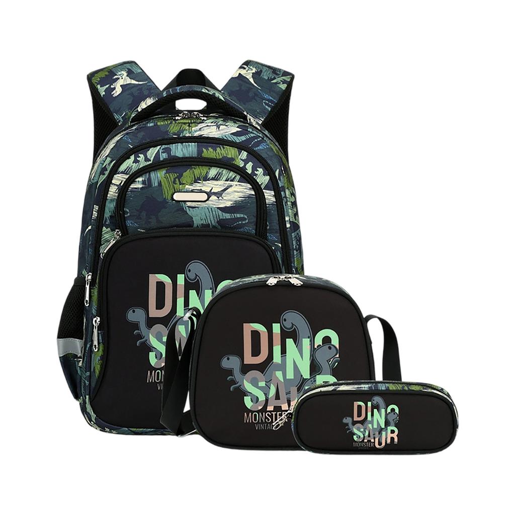 Schulranzen-Set für Kinder mit Brotdose und Federmäppchen, Leichter bedruckter Rucksack für Jungen Mädchen, 13 Designs Schulanfangsbedarf Geschenk