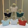 Butterfly Bag - Exquisite Designer Evening Dress Crossbody Bag with A Red Pocket