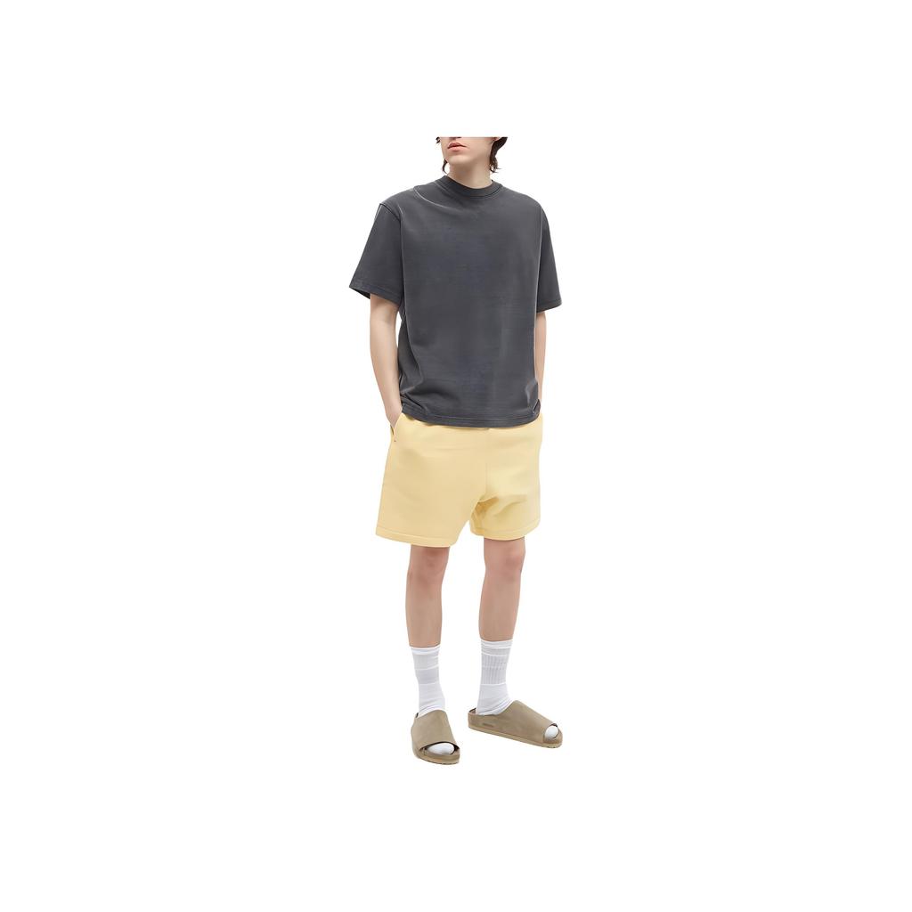 Fear of God Essentials Sweatshort Light Tuscan Men Bottoms Yellow 160BT222002F