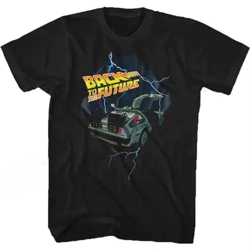 Fashion Hip Hop Streetwear Short Sleeve T Shirt Back To The Future T Shirt Graphic Print Women Back To The Future T-shirt 4XL