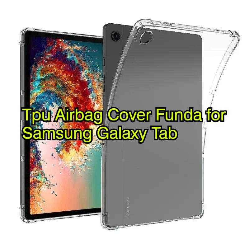 Για Samsung Galaxy Tab A9+ 11 ιντσών Διαφανής Θήκη για A9 Plus 11" Μαλακή TPU Κάλυψη Αερόσακου Funda για X210 X216