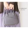 Lizdays Lightweight and Durable Round Boston Bag Women's Handbag/Shoulder (Gray Beige)