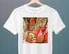 Composizione con Teschio, Pittura di Pablo Picasso, Maglietta Unisex, Maglietta d'Arte, Maglietta di Belle Arti, Regalo per Lei, Regalo per Lui, Regalo per Amante dell'Arte