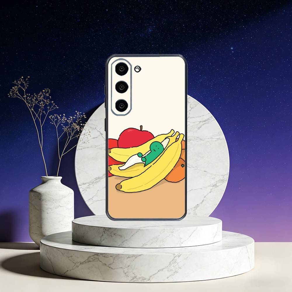 JOGUMAN Studio Dinosaur Cut Phone Case For Samsung Galaxy A73,A72,A71,A70,A53,A52,A51,Others Soft Black Cover
