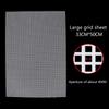 2 Stück Näh-Kunststoff-Gittergewebe Schwarz/Weiß für DIY Bestickte Gewebte Handarbeiten 30*20cm