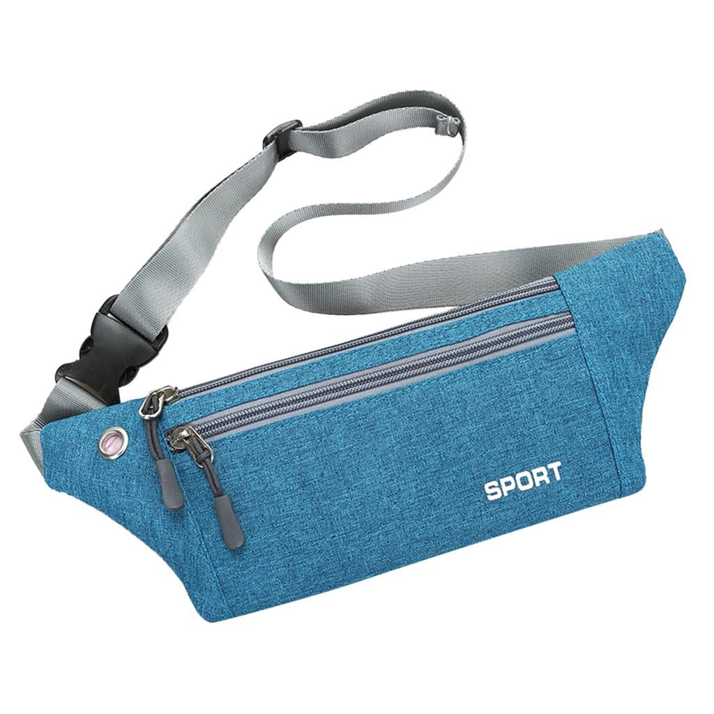 Women Men Multi-function Pockets Outdoor Sport Leisure Messenger Waist Packs Bag