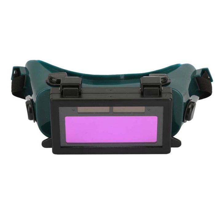 Lunettes de soudage, masque pour les yeux à assombrissement solaire automatique Lunettes de soudage pour soudeur lunettes(Vert )