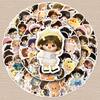 100 Cotton Doll Cartoon Stickers, Waterproof and Cute for Decorating Water Bottles, Phones, and Computers