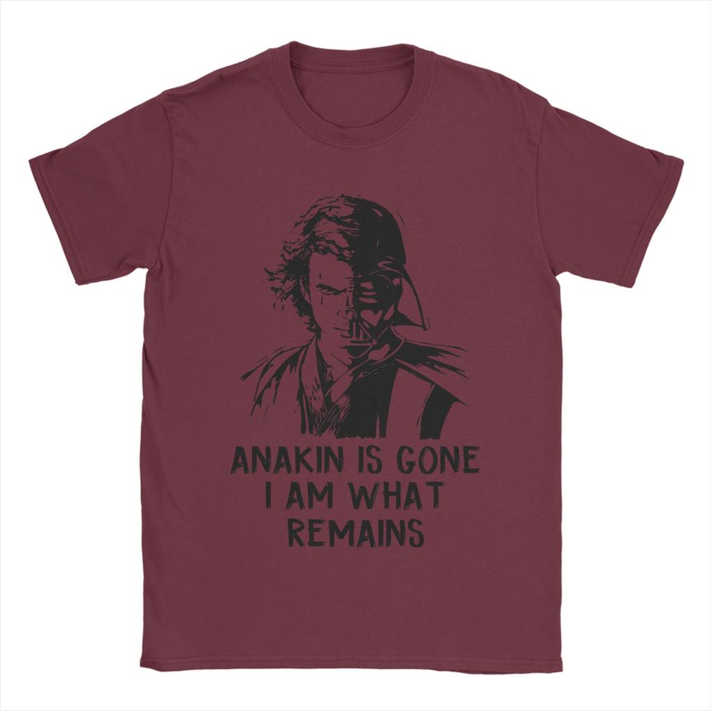 Men's Anakin Skywalker T Shirt 100% Cotton Clothing Casual Short Sleeve Crew Neck Tees Party T-Shirt