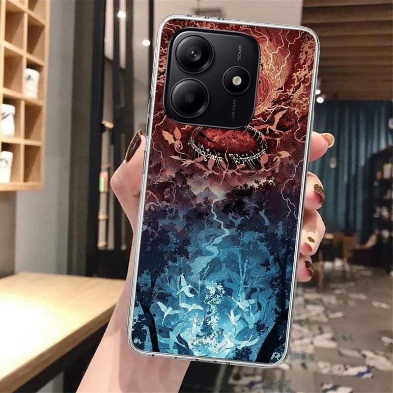 The L-Lord of The R-Rings Soft Phone Case For Xiaomi Redmi Note 14 14S 13 12S 12 11S 11 11E Pro Plus 11T 10S 10 9S 5G Pattern Co