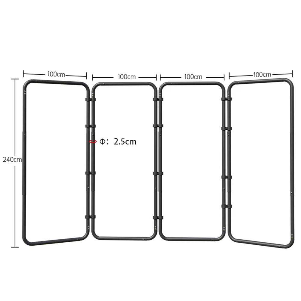 2.4x4M 7.87x13.12FT Large Collapsible Backdrop Stand Heavy Duty with Green Backdrop Green Screen Backdrop Kit with