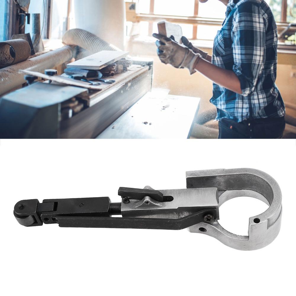 10mm Schaft Bandschleifer Halterung Stahl Schleifbandmaschine Halterung Bandschleifer Adapter Holzbearbeitung