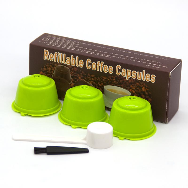 Reusable Coffee Filter Cup for Nespresso Dolce Gusto Capsules