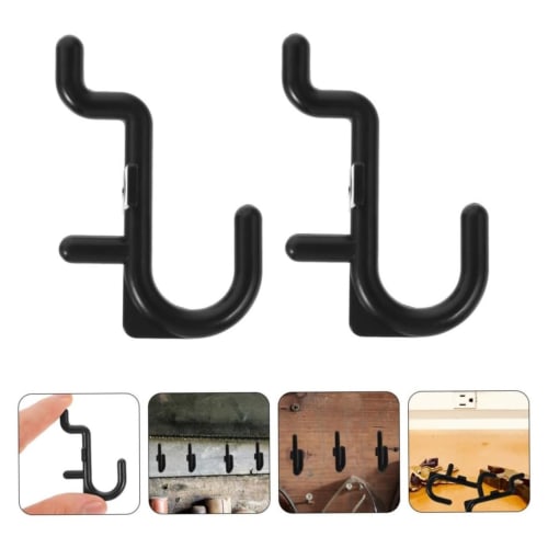 DIFEIUKI Net Hooks, Perforated Board Hooks, Set of 50, Wall-Mounted Storage, Perforated Boards, Pegboards, and Punching Boards, Parts, Easy Installati