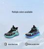 Babudou Boys' Winter Velvet-Lined Waterproof Running Shoes - Lightweight, Non-Slip, Warm Two-Layer Cotton Design.