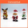 Cute Wind-up Santa Snowman And Reindeer Toys For Interactive Holiday Gifts