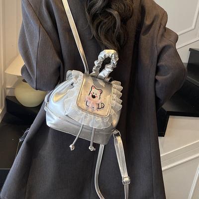 Niche High-end Backpack Bag Women's Summer New Trendy Fashion College Style Cute Small Bag Backpack
