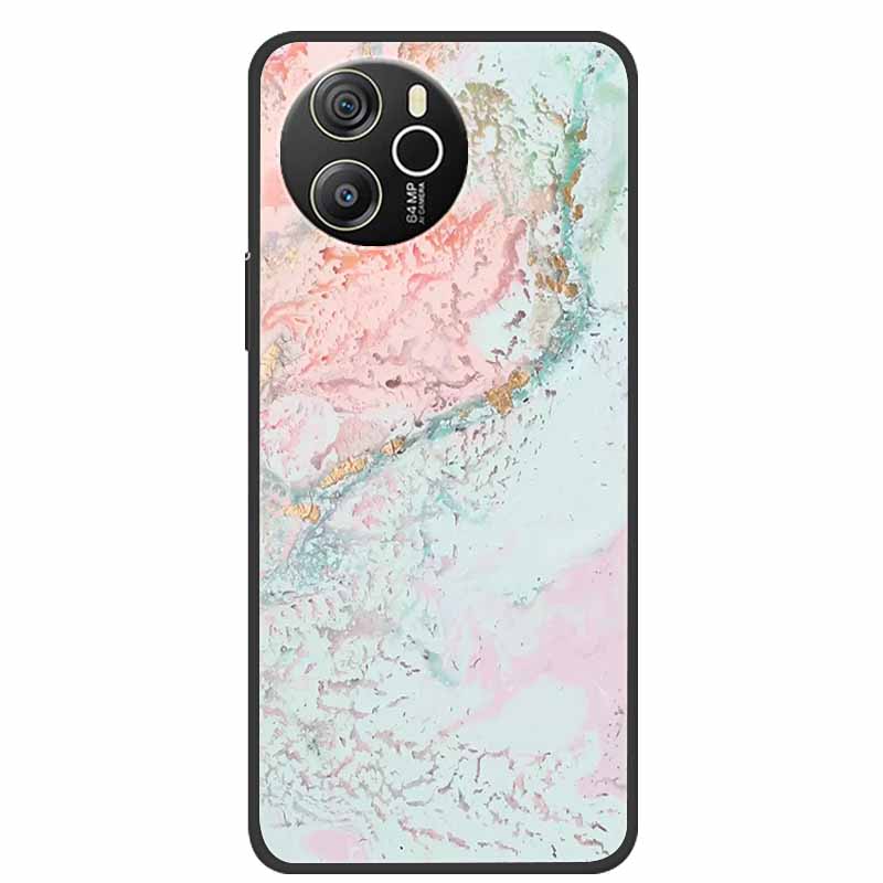 Case For Blackview Shark 8 TPU Soft Silicone Back Cover For Blackview Shark8 Phone Cases Marble Painted Colorful Bumper New Capa