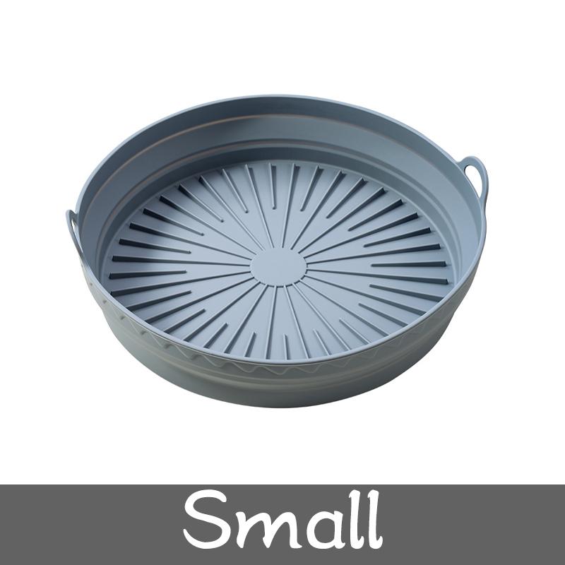 Air Fryer Silicone Liners Non Stick Air Fryer Basket Square Round Silicone Air Fryer Liners Oven Baking Tray Fried Chicken Mat