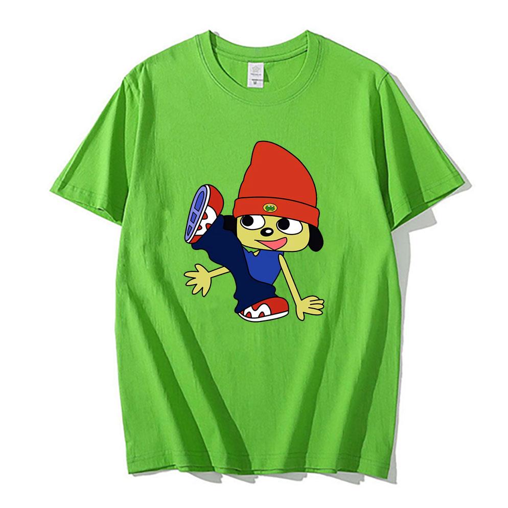 Parappa The Rapper Tshirt Unisex Unisex Black Fashion Hip Hop Oversized Tee Short Sleeve Unisex Cotton Tshirt Funny Unisex T Shirts