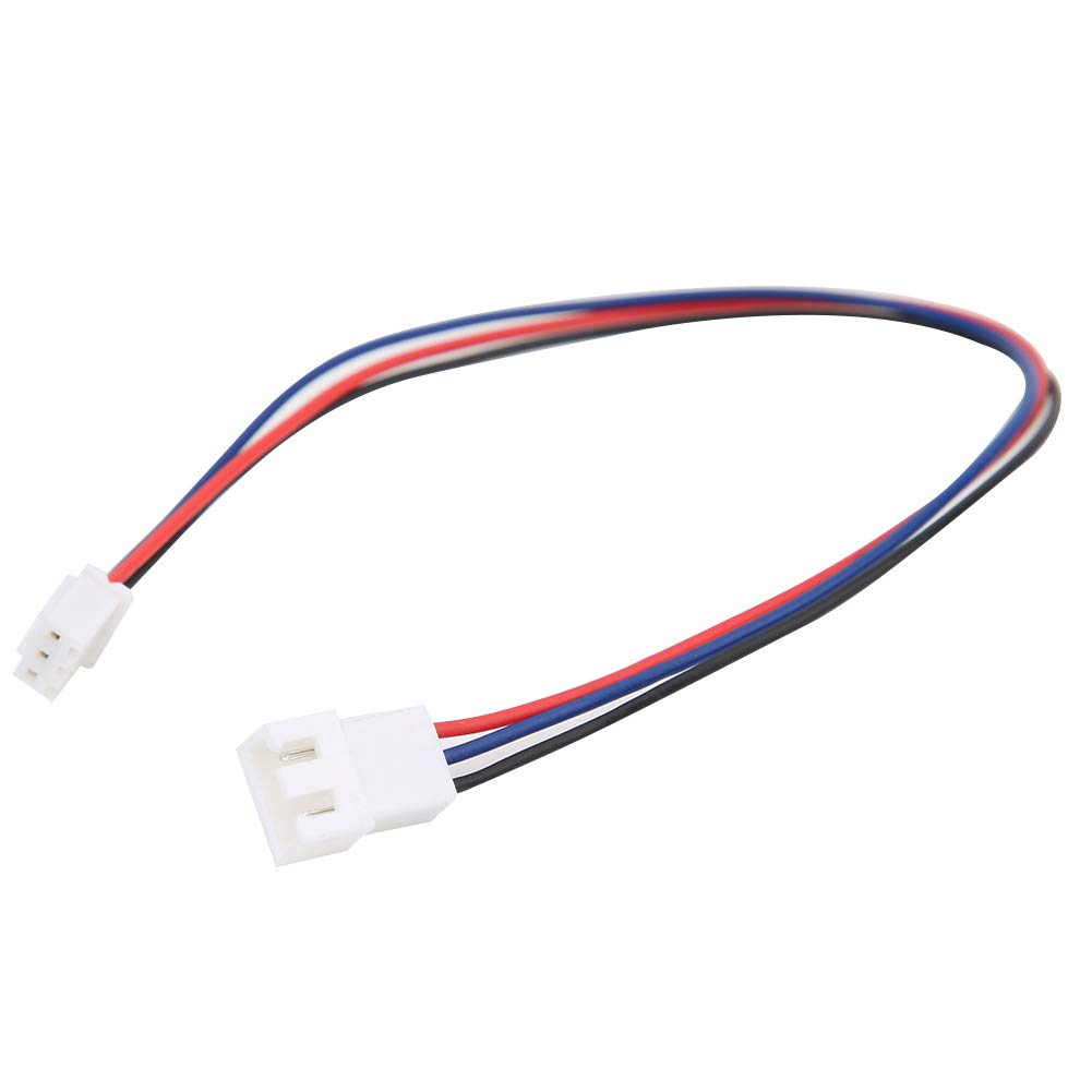 Satz mit 10 JST-XH 2S Verlängerungskabeln 22cm | Für RC Autos, Boote, Flugzeuge | LiPo Akku Anschluss | Rot, Kunststoff