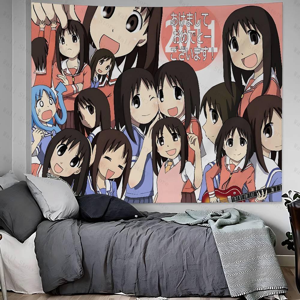 Azumanga Osaka Ayumu Printed Large Wall Tapestry Hanging Tarot Hippie Wall Rugs Dorm Home Decor Tapestry Bedroom Tapestry
