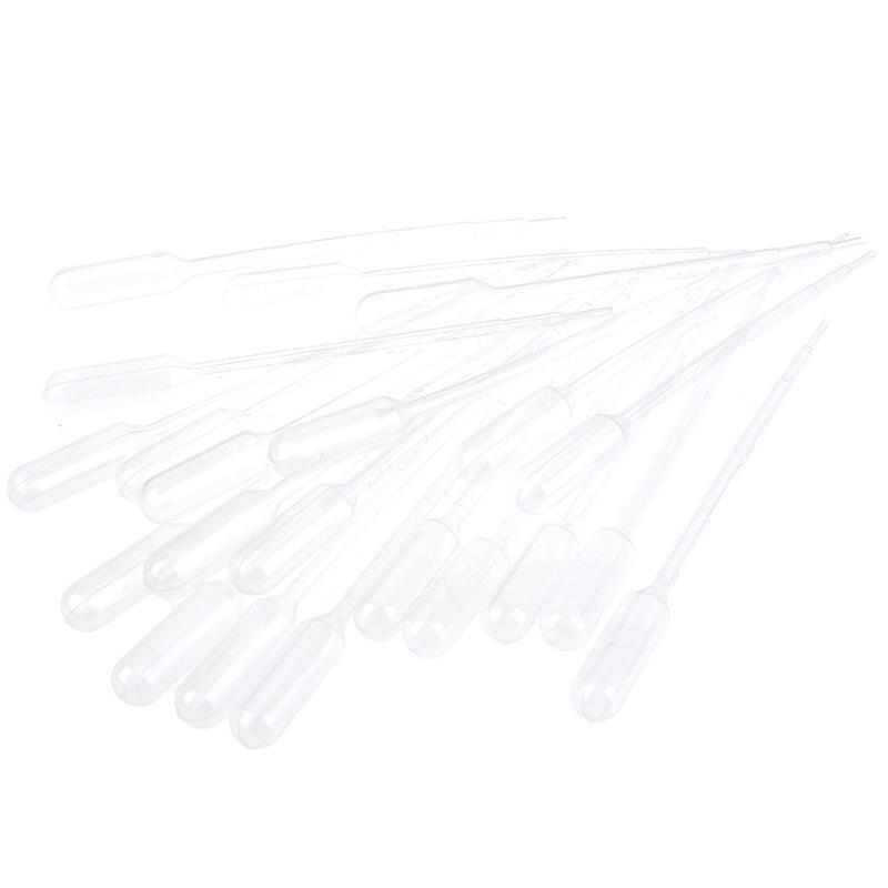 100Pcs 1Ml Disposable Plastic Eye Dropper Set Transfer Graduated Pipettes
